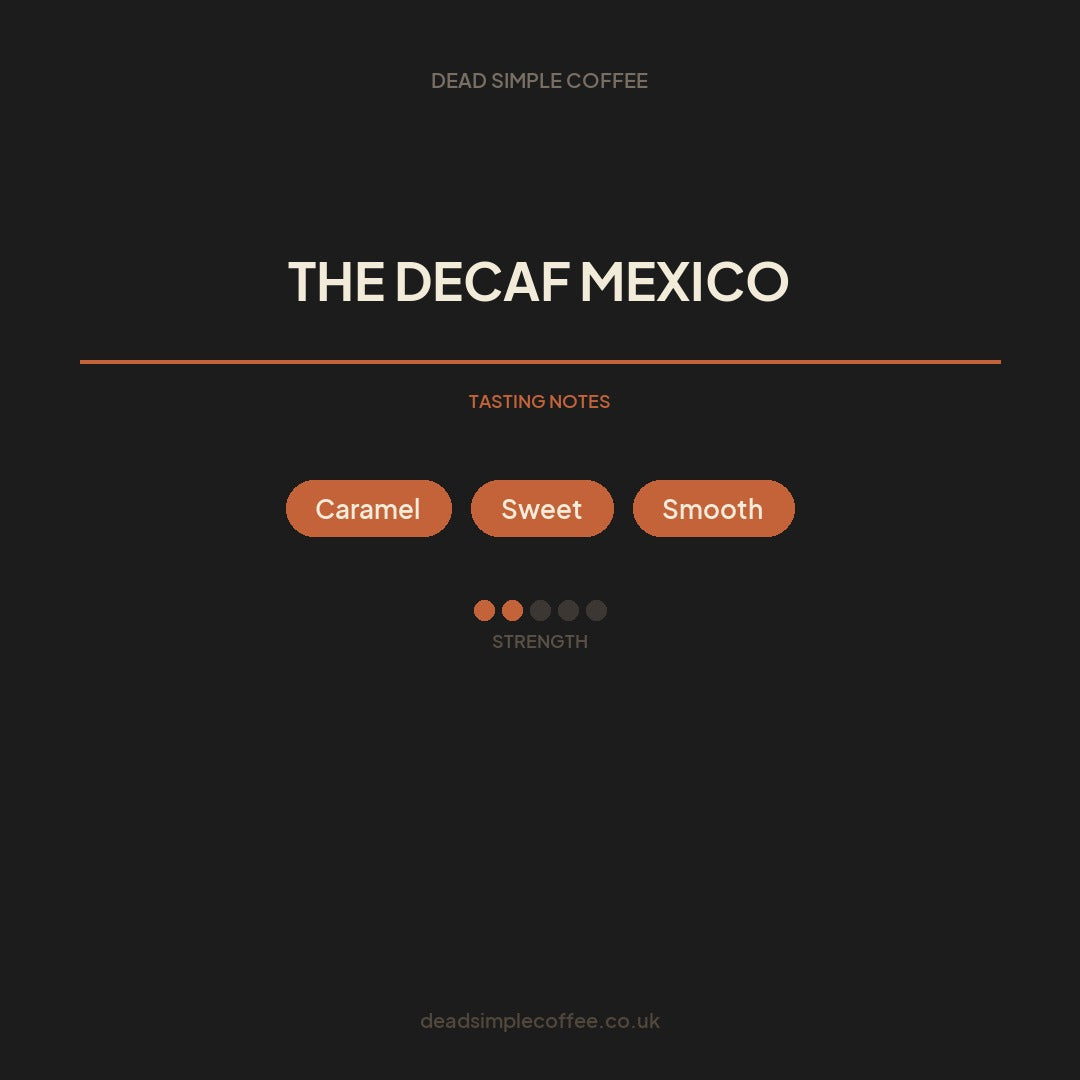 The Decaf Mexico — flavour notes