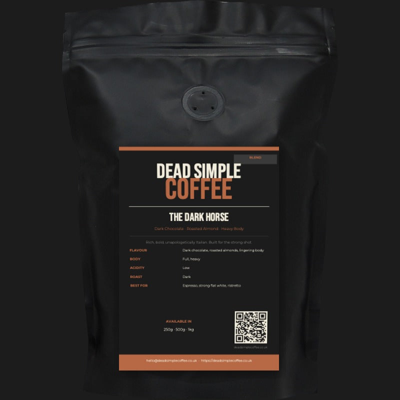 The Dark Horse — coffee bag